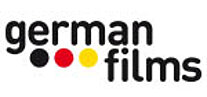 Logo von German Films mit drei Kreisen in den Farben Schwarz, Rot und Gelb auf weißem Hintergrund