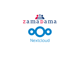 Logo Zamdama und Nextcloud