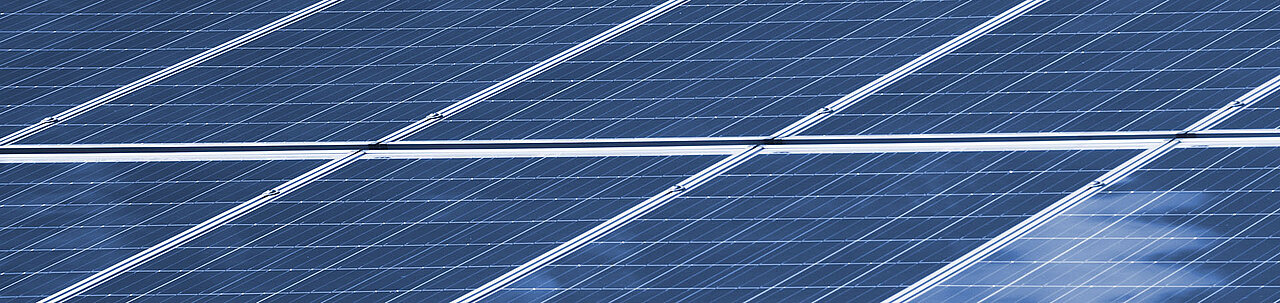 Solaranlage auf einem Dach